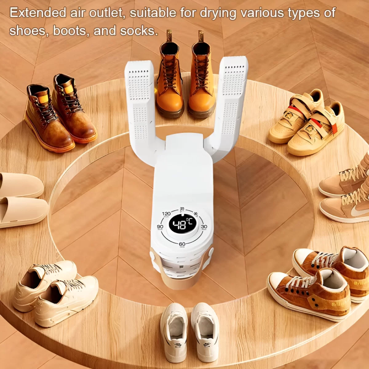 خشک‌ و ضدعفونی کننده دیجیتالی کفش ایکس او CF35 - Image 7