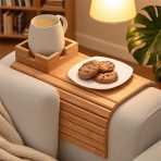 سینی دسته مبل چوبی - Image 2