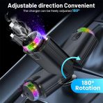 شارژر فندکی خودرو W&O مدل Starlight پنج‌کاره - Image 4